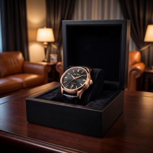 SABORÌO DEL TORO 42mm Stainless 18KT Rose Gold Black Dial Watch